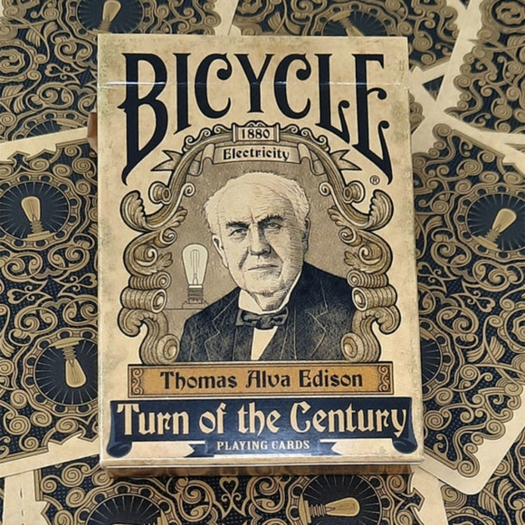 BICYCLE BRAND CARDS Games Rare Bicycle Turn Of The Century Electricity Playing Cards Poshmark
